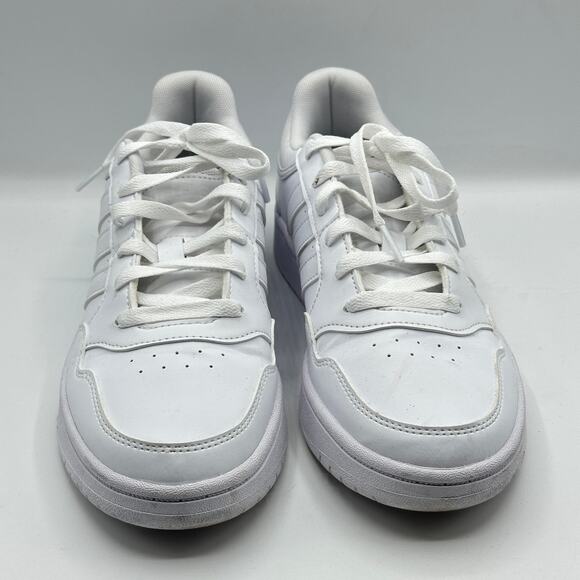 ADIDAS Hoops 3.0 Low Classic Shoes Sneakers White Cloud Dash Gray Sz M8 W10 - Picture 3 of 7